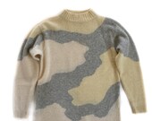 Vintage Sweater Medium Crewneck Wool Top 80 39 s, 90 39 s Fashion