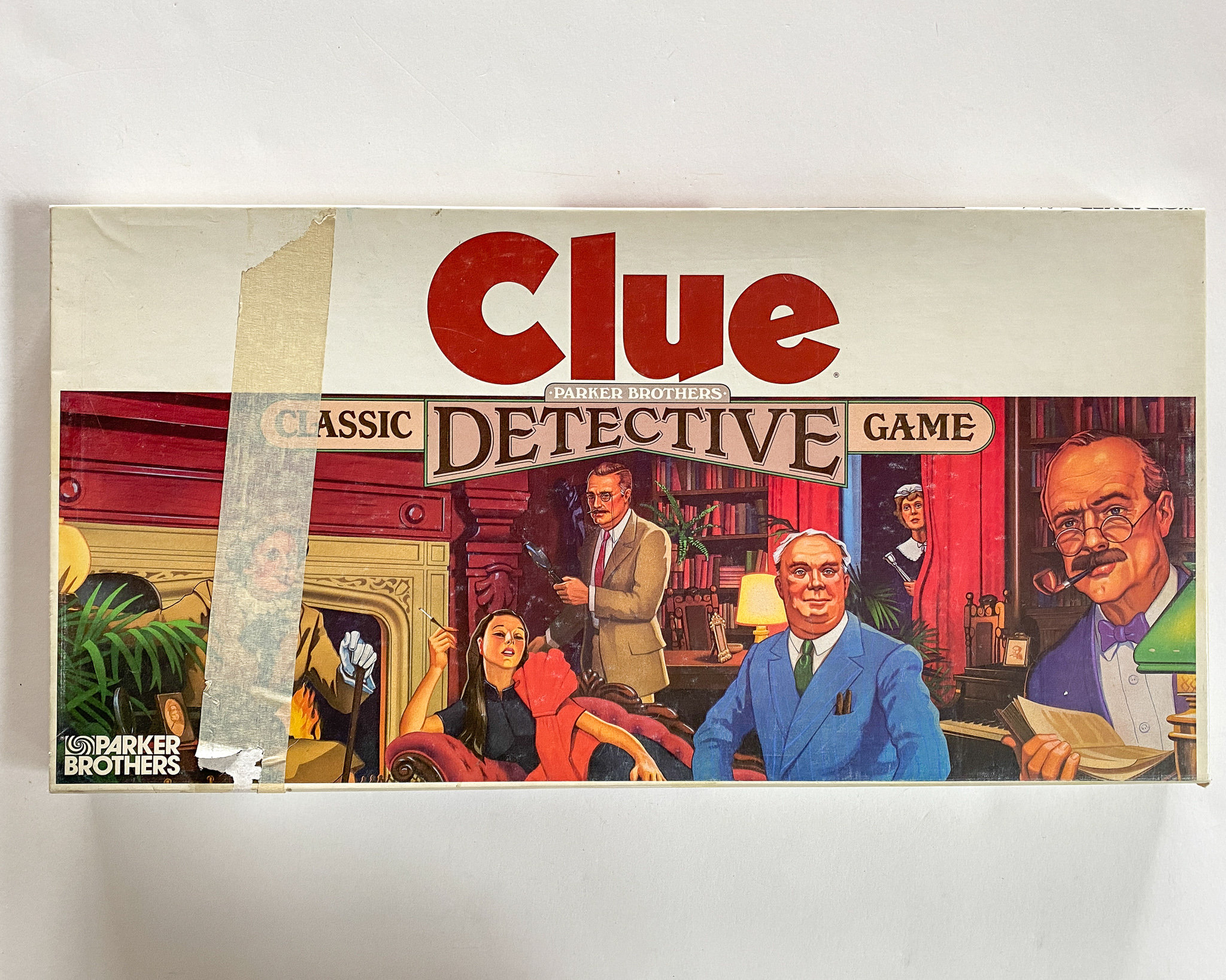 Vintage Board Game | Clue Game | Family Detective Board Game | Vintage ...