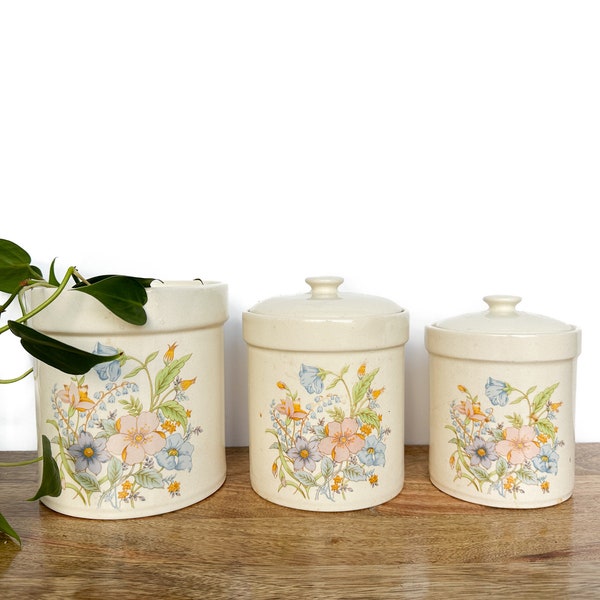 Ceramic Kitchen Canisters Etsy