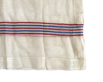Vintage Valances | Sheer Striped Two Panel Curtains | Window Treatments | Home Decor