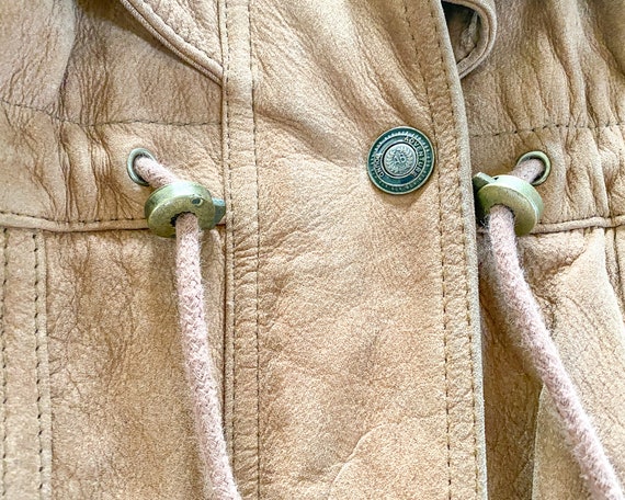 Vintage Coat | Medium Suede Leather Jacket | Vint… - image 3