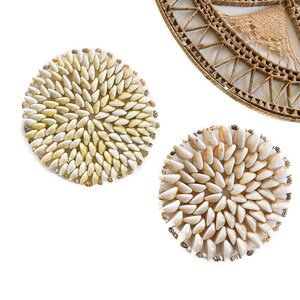 Vintage Trivets | Set of 2 Shell Trivets | Kitchenware, Kitchen Decor | Vintage Wall Art