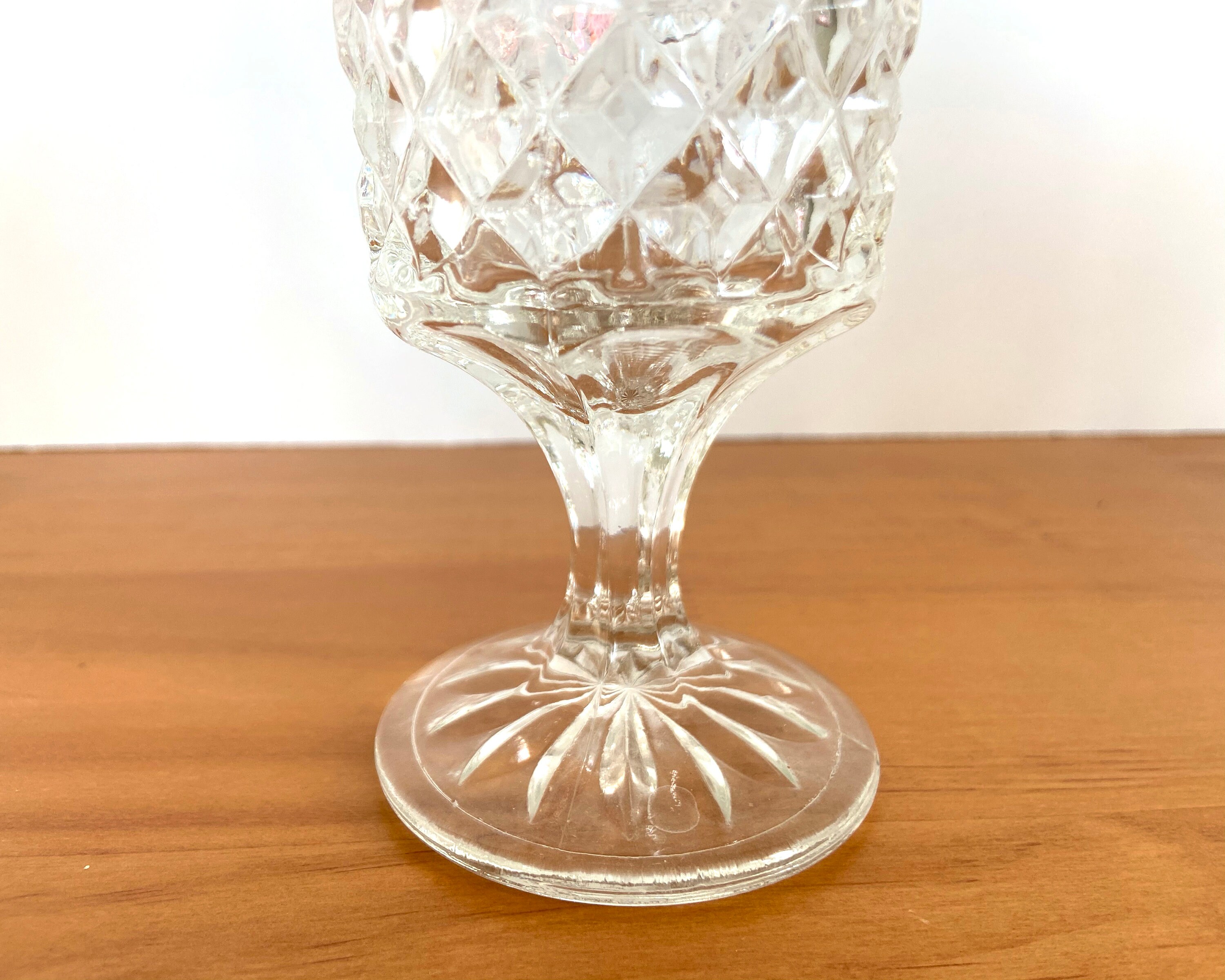 Vintage Liqueur Glasses Set of Four Redrimmed Accent Etsy India