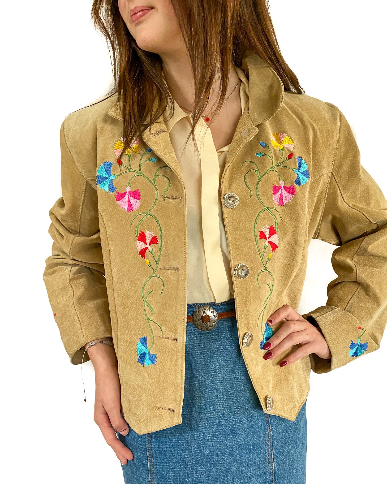 embroidered western jacket