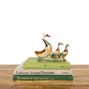 Vintage Duck Figurine | Ceramic Bird/Animal Statue | Mid-Century Decor