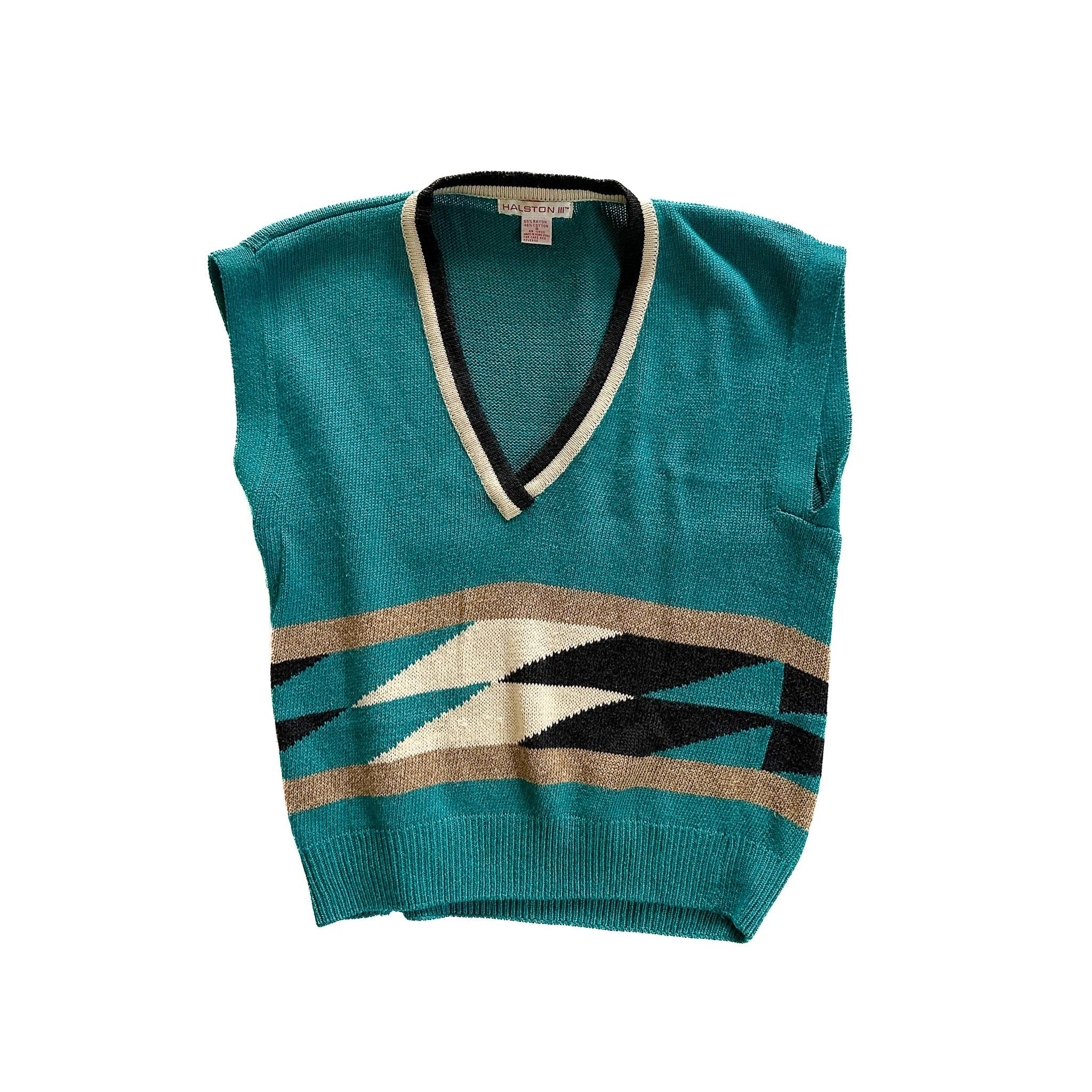 【Euro Vintage】Studio Donegal multi vest Euro Vintage】Studio Donegal multi vest Euro Vintage】Studio