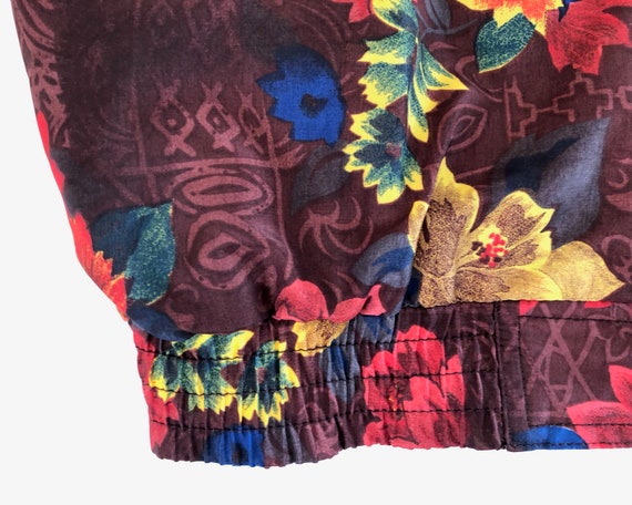 Vintage Jacket | Medium Floral Pattern Oversized … - image 4