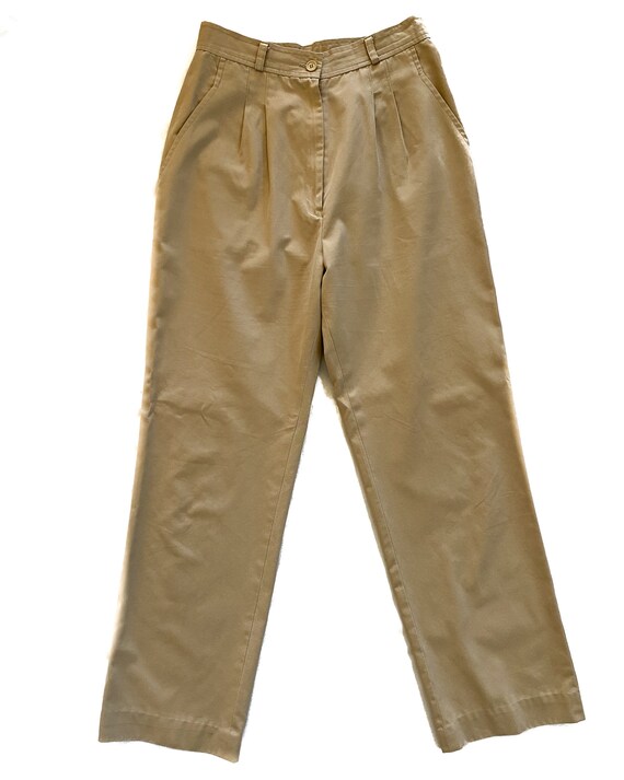 Vintage Pants | Size 9/10 Khaki Pant | High Rise,… - image 2
