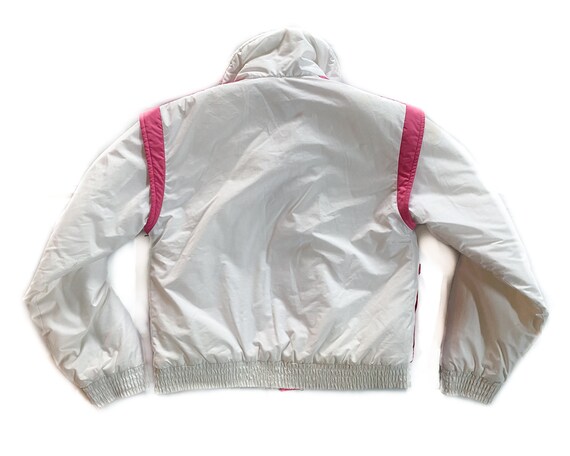 Vintage Coat | Small White and Pink Puffer Coat |… - image 2