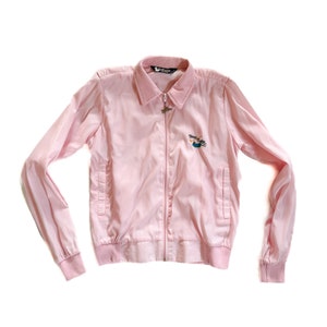 Vintage Jacket | Small Pink Light Jacket | Windbreaker, Athletic Jacket | 80&#39;s, 90&#39;s Fashion