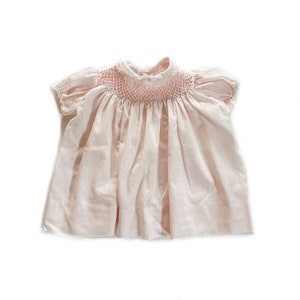 Vintage Girl Dress | 24 Month Pink Dress | Vintage Baby Clothing