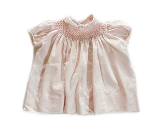Vintage Girl Dress | 24 Month Pink Dress | Vintage Baby Clothing