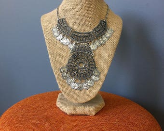 Antique Boho Style Tassel Necklace