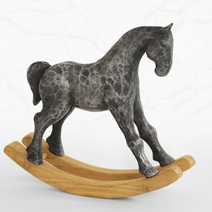 Horse Sculpture, Horse Statue, Sculpture Of Horse, Horse Decoration, Metal Sculpture, Little, Rocking Horse, Small Horse, art, metal, animal
