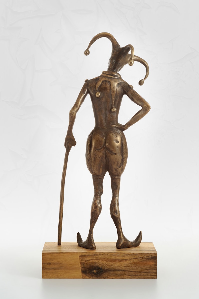 Bronze statue of Fool limited edition fine art artwork Etsy