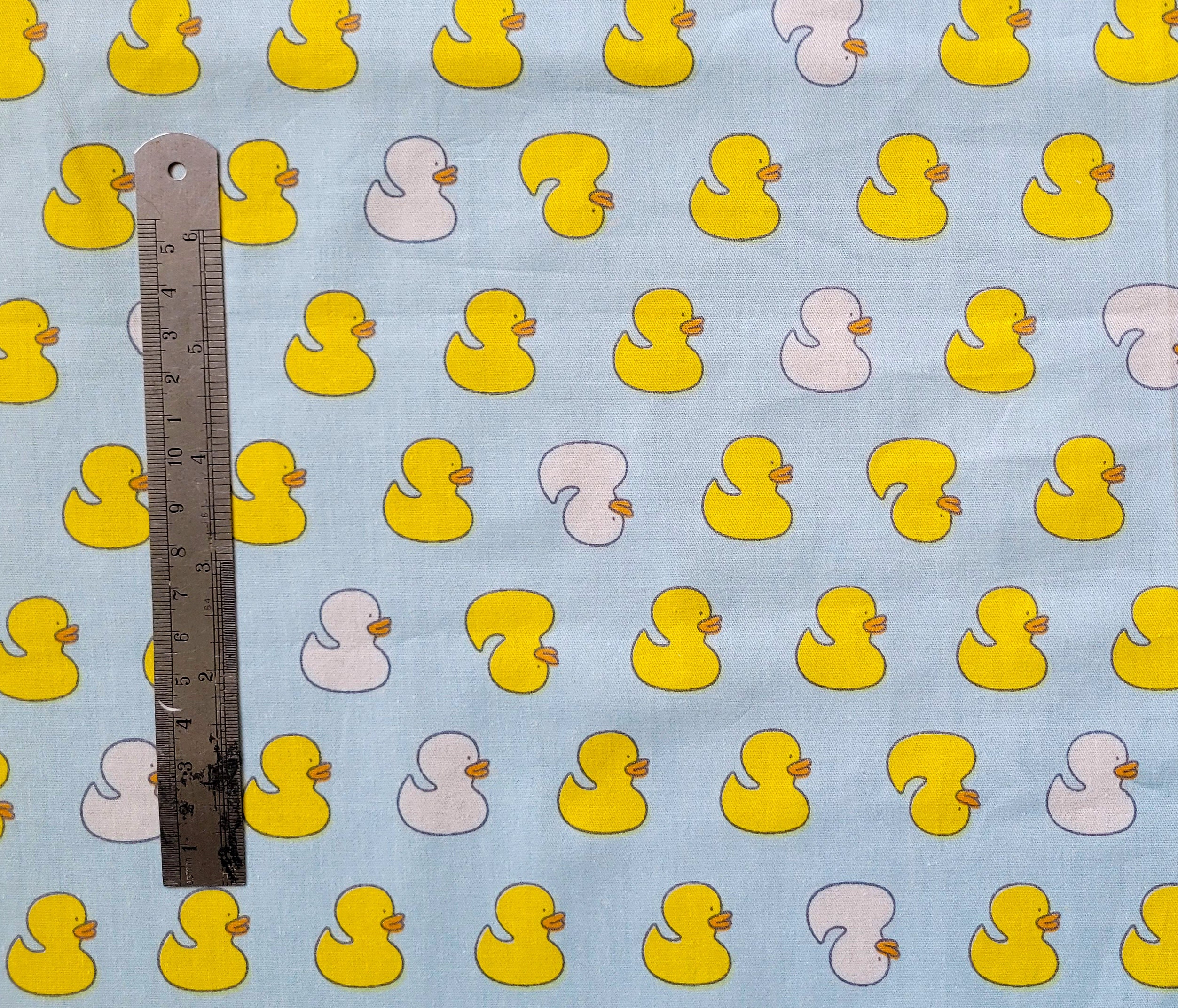 Duck Fabric Rubber Duck Print 100 Cotton Fabric Sheep Fabric Etsy