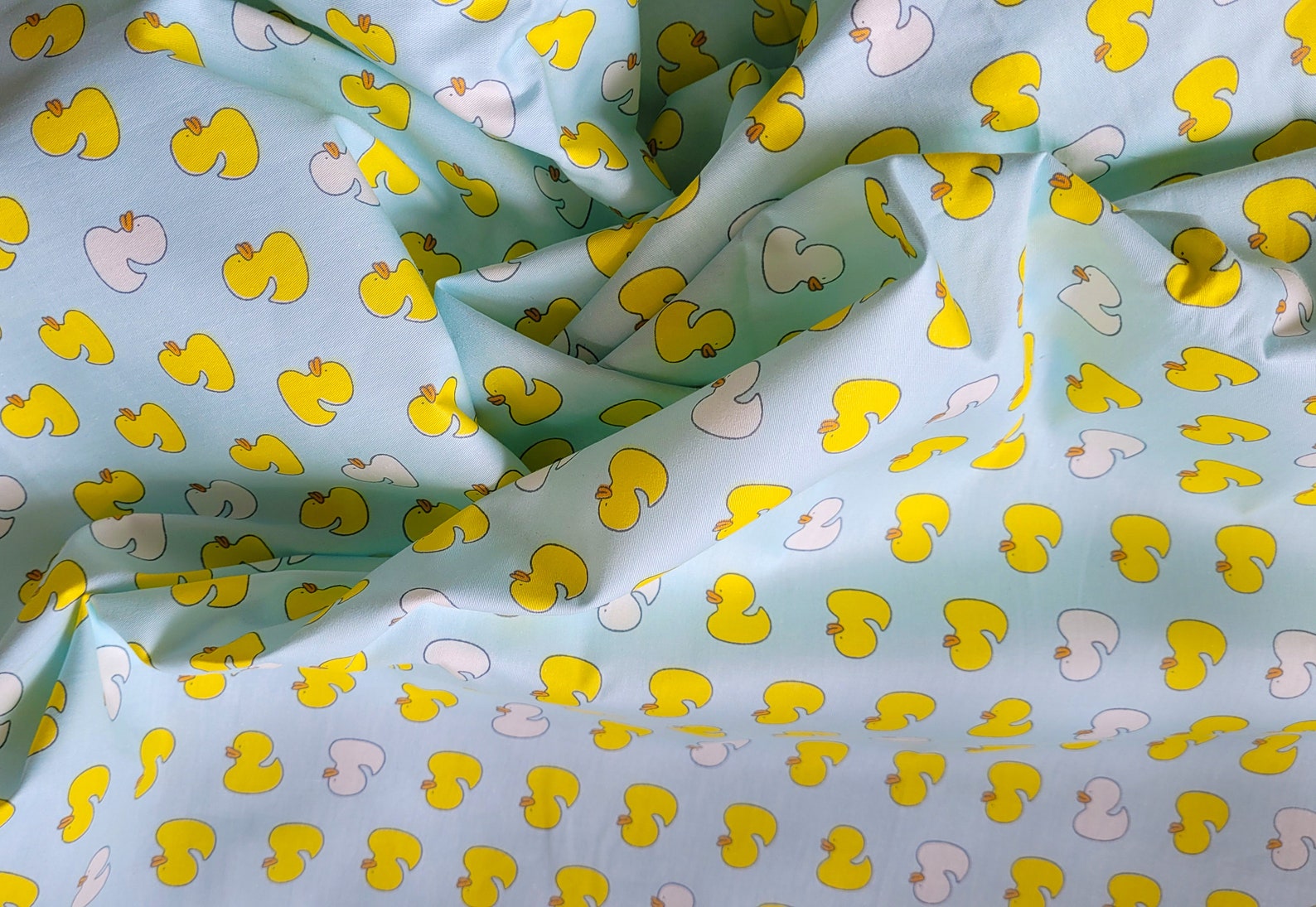 Duck Fabric Rubber Duck Print 100 Cotton Fabric Sheep Fabric Etsy