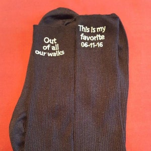 Out of All Our Walks Father of the Bride Socks Gift From - Etsy