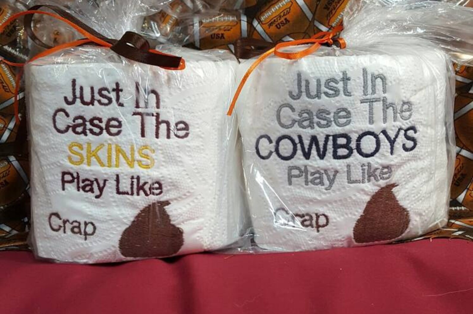 Football Gag Gift Toilet Paper Gag Gift OR White Elephant Etsy
