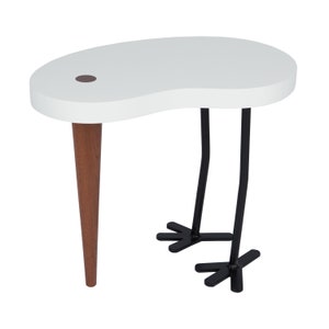 Side Table "Chick" White by Maria Rästa