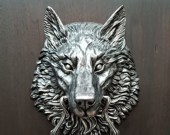 Wolf Head Knocker Etsy