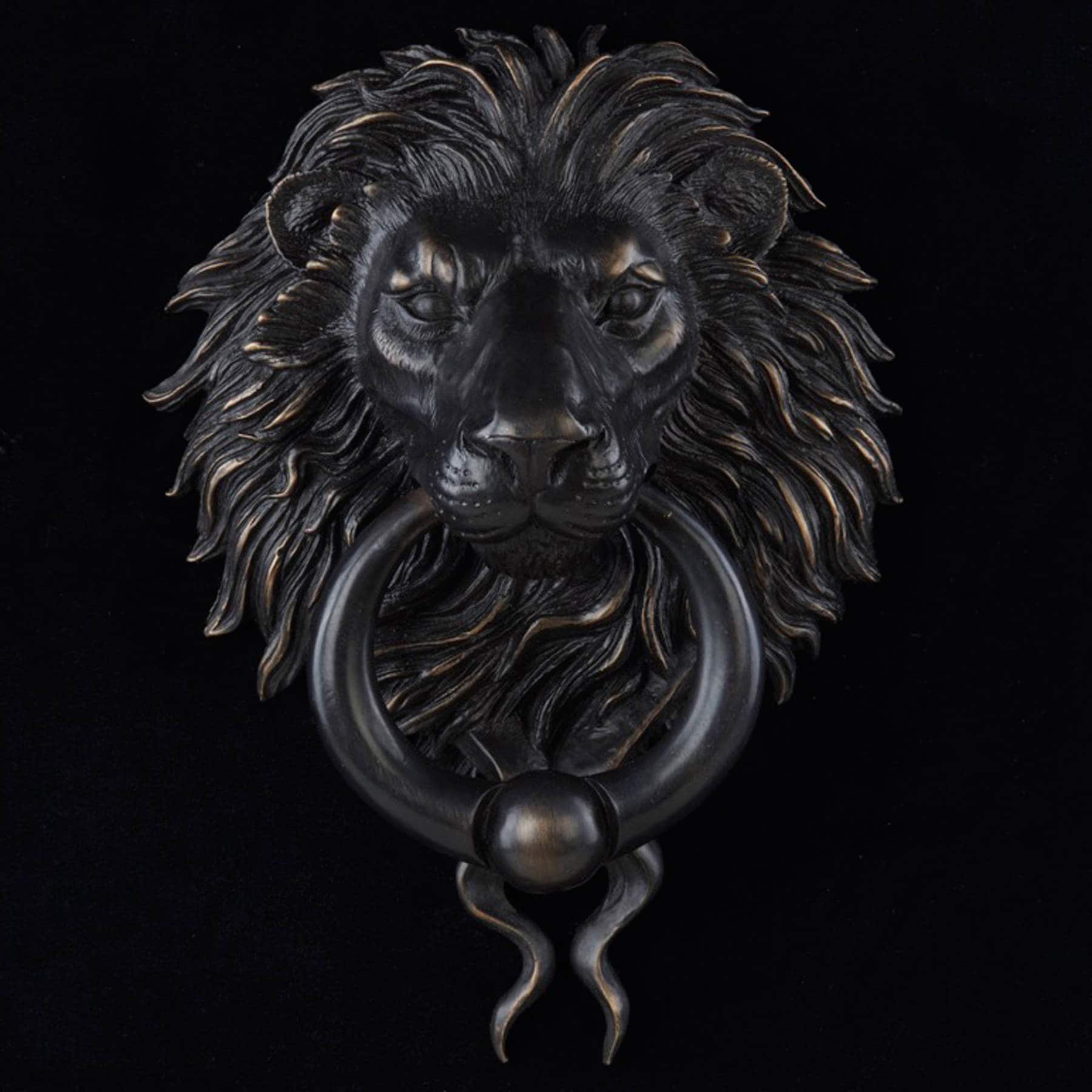 Дверной молоток в виде льва