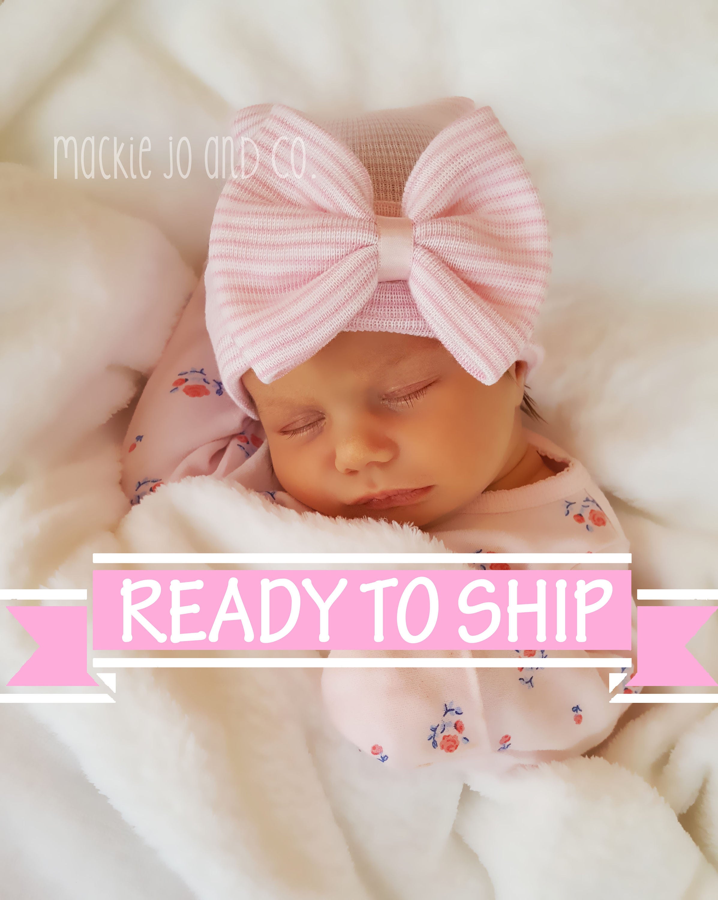 Baby Hat Newborn Baby Hat White Baby 