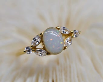 Opal Cremation Ring, Pet Ashes Jewelry, Diamond Cremation Jewelry, Ashes Jewelry, Memorial Keepsake Ring, Pet Cremation Remains