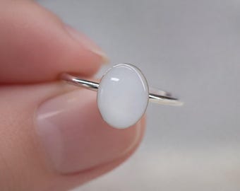 Oval Breastmilk Ring, Classic Mother’s Milk Jewelry, New Mama Gift, Breastfeeding Keepsake, First Mothers Day Gift