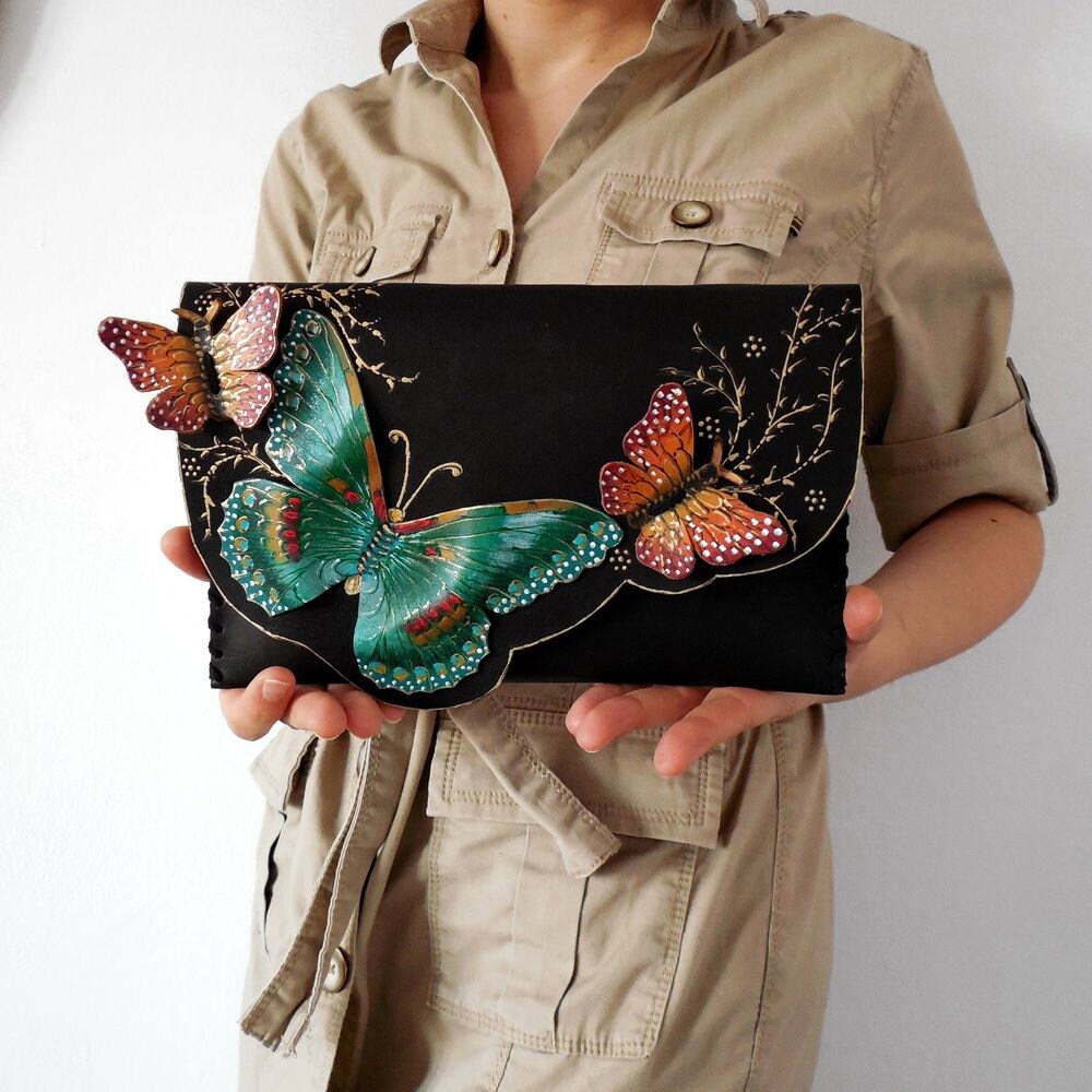 Butterfly clutch bag deals