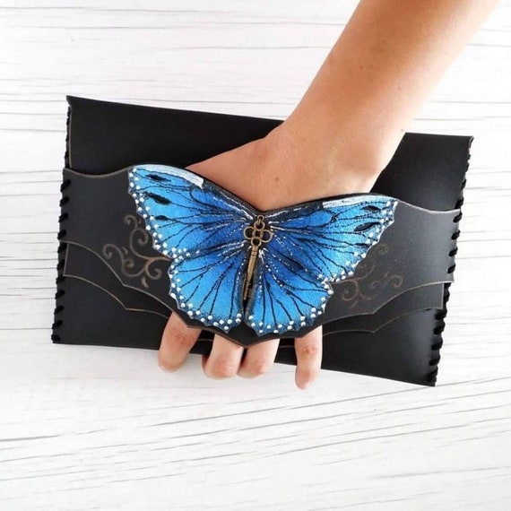 Butterflies handbags online clutches