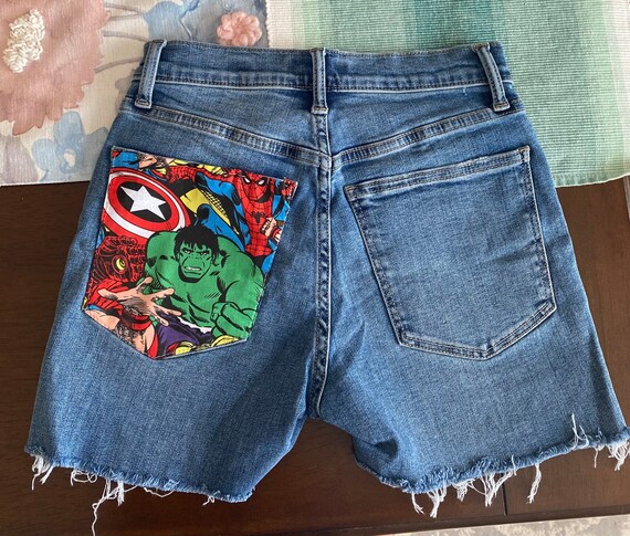 Marvel hotsell jean shorts