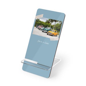 Telefonständer, Vatertagsgeschenk, Oldtimer-Schreibtischzubehör, Handyhalter, Vintage Smartphoneständer, Geschenk für Autoliebhaber