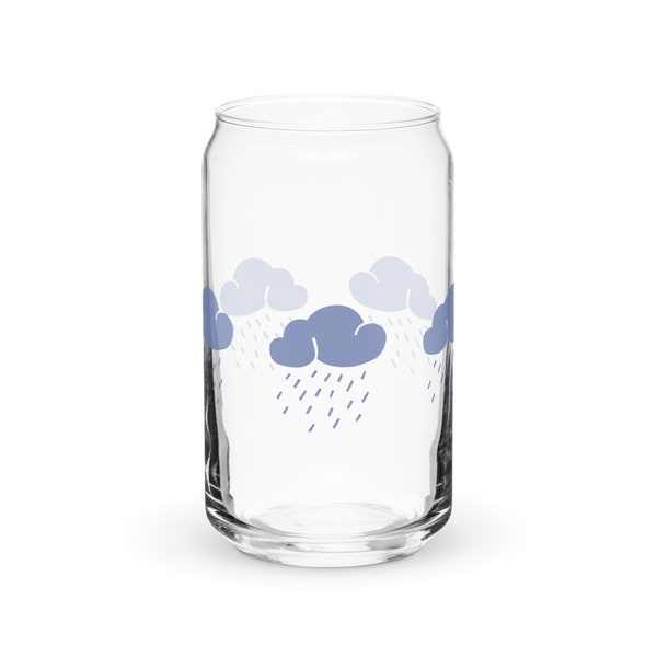 Can-shaped glass Rain Cloud Home Decor Beer Cup Wine  Theme Glasswares Party Favor Birthday Gift
