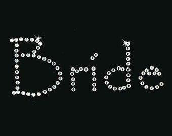 Rhinestone Transfer Papyrus Hot Fix Motif Grandmother of the Groom