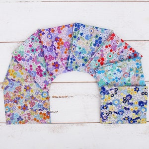 Eight Fat Quarter Bundle - Spring Picnic Collection - 8 Floral Prints