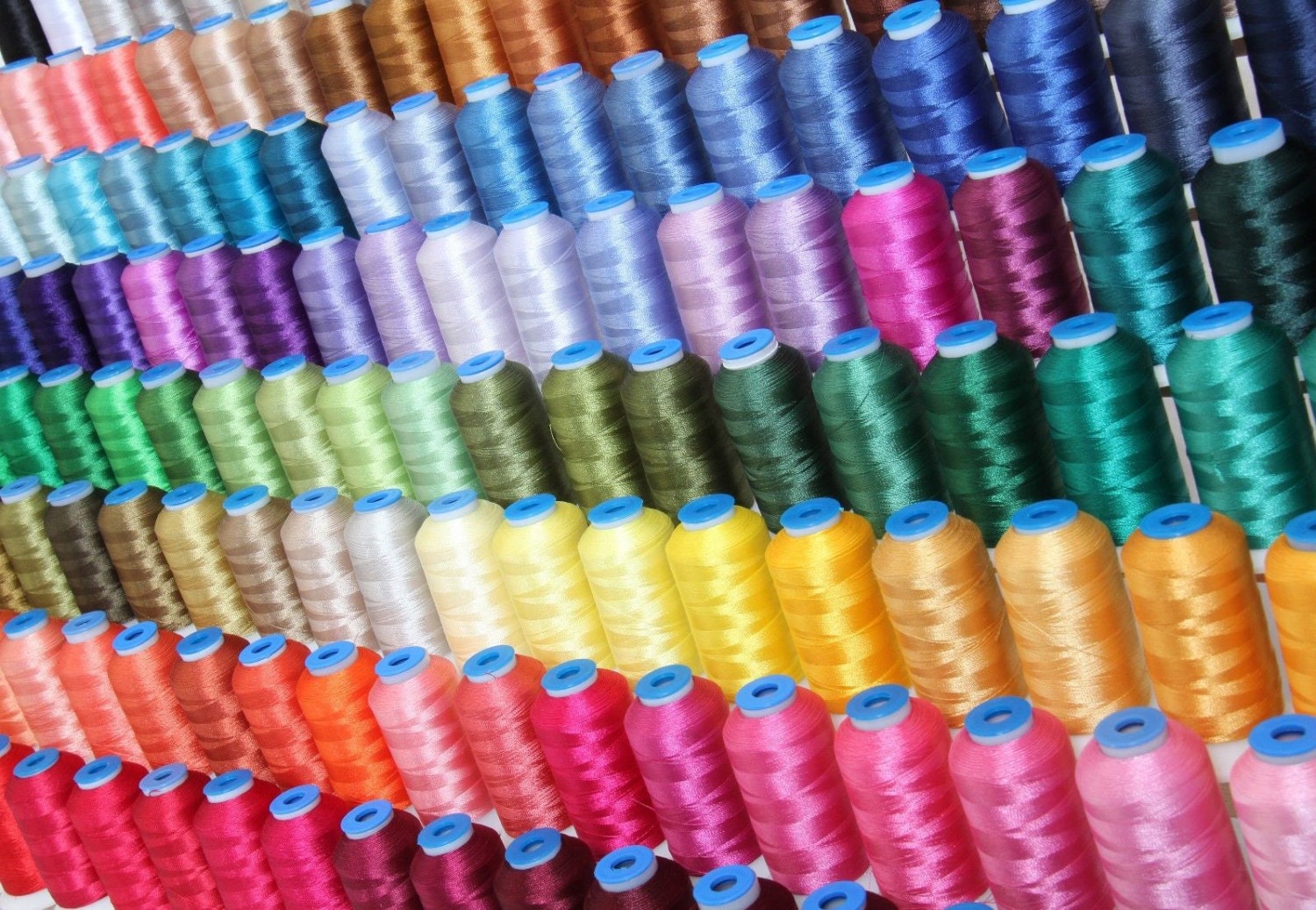 Machine Embroidery Thread Set 160 Colors Large 1000m Spools Etsy