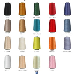 Heavy Duty Cotton Quilting Thread 2500 Meter Cones image 3