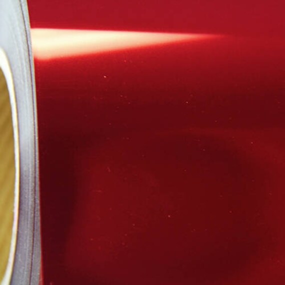 Red Metallic Foil 20 Heat Transfer Vinyl Film By The Etsy