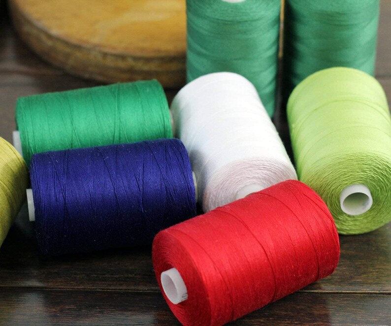 100% Cotton Thread Set 6 Tan Tones 1000M 1100 Yards - Etsy