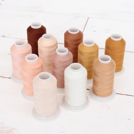 11 Color All-purpose Sewing Thread Set Neutral Colorbuilder Set Mini-king  Cones of Spun Polyester 