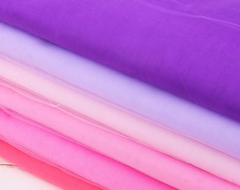Premium Soft Tulle Fabric Bolt - 20yds x 54" Wide - 28 Color Options