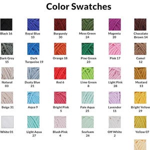 Super Soft Chenille Yarn in 20 Color Options - Plush Fluffy Velvet #5 - 50 gram skeins - 60 yds Chunky Weight image 11