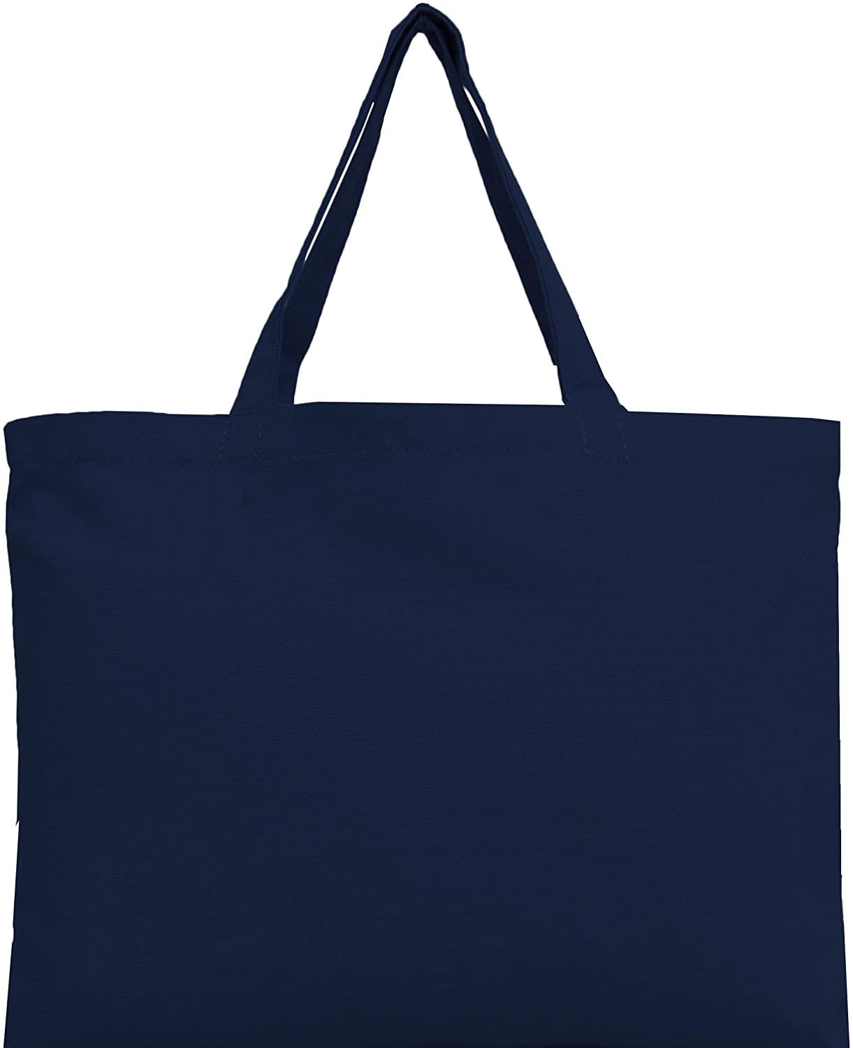 Heavy Duty Canvas Tote Bags – 8 Pack Blank Cotton Totes For Groceries, Shopping, DIY Projects | 16x14.5 Inches 6 thumbnail image