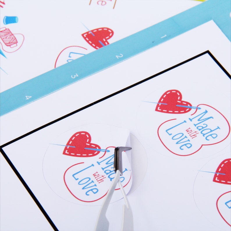 20 Sheets of Printable Sticker Vinyl Inkjet or Laser Printer