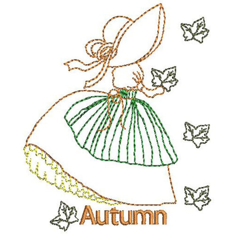 Machine Embroidery Design Set Tea Towels Seasons1 10 Designs 9 Formats Threadart image 3