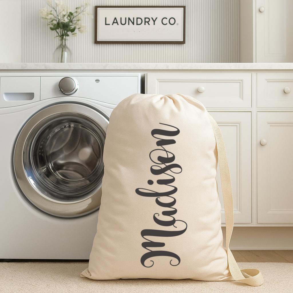 Personalized Laundry Bag Duffle Bag Large Spacious Drawstring 100