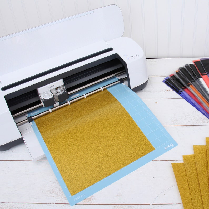 12 Sheets Glitter Heat Transfer Vinyl Sheets 13 Color | Etsy