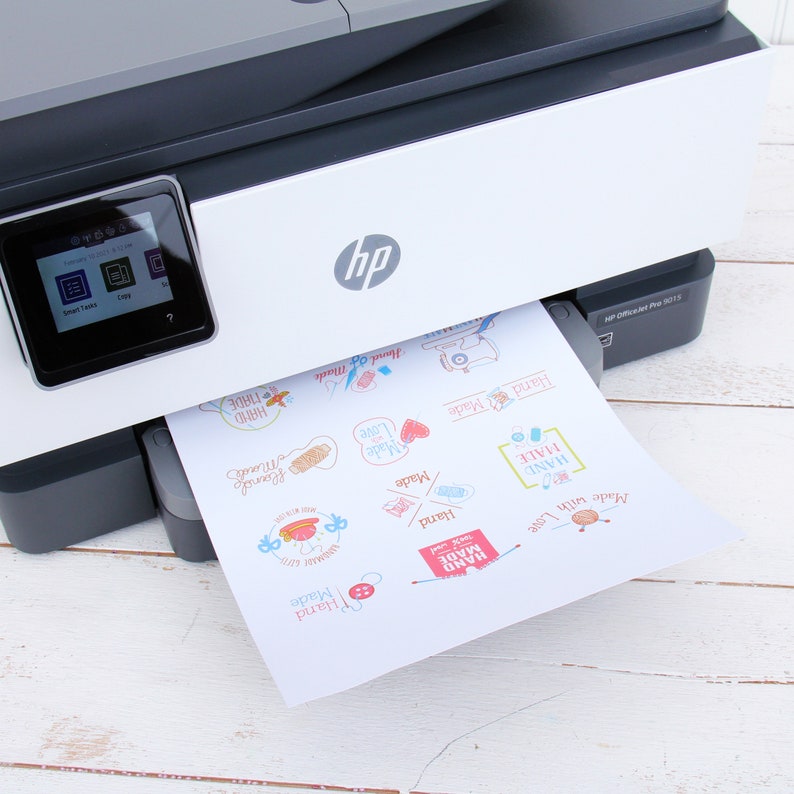 20 Sheets of Printable Sticker Vinyl Inkjet or Laser Printer