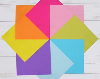 Premium Felt Sheets 8 Color Variety Pack - 12" x 12" Squares - 8 Options-  Soft Wool-Like Feel - 1.2mm Thick